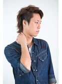 刈り上げパーマスタイル