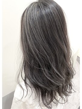 モリオフロムロンドン 泉南店(morio FROM LONDON) 【泉南大阪 小島脩】ハイライトonダークグレー/アッシュブラック