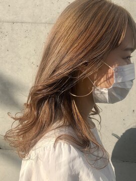 ビーチ(BEACH) 【BEACH/チナツ】ミルクティーベージュ_厚めバング