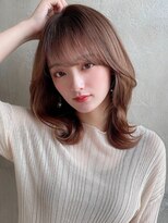 アフロート ディル(AFLOAT D'L)&nbsp;アフロートみきなくびれミディひし形で小顔女子ワンカール韓国髪