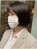 ボブ×ツヤカラー×似合わせカット