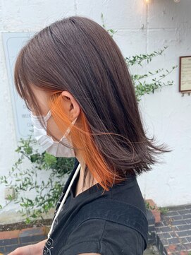 エルモ(ELMO) インナーオレンジ＊ワンレンスタイル