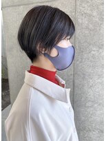 アクトゥス(AEQUITAS)&nbsp;刈り上げショートxクリアネイビー