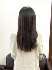 艶髪ストレート★髪質改善トリートメントによるサラサラヘア♪