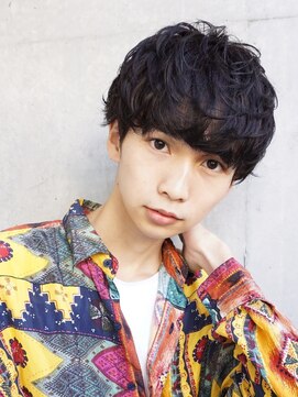 マイロ(mailo) ツーブロックマッシュ×ランダムパーマ