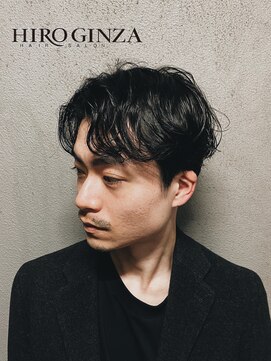 ヒロギンザ 浜松町店(HIRO GINZA) ニュアンスパーマ×黒髪