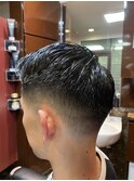 ビジネスフェード×アイロンパーマ 新橋 理容室 ヒロ銀座