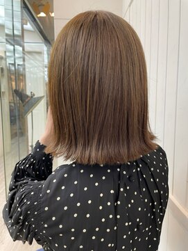 ナンバー アンフィール 渋谷(N° anfeel) 【雨宮】@sayumiyaaa ラテブラウン×ミディアムボブ/渋谷/道玄坂