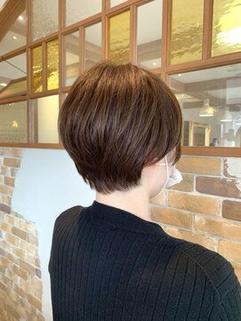 アドラーブル 松崎店(adorable) 20代30代40代髪質改善カラーベージュ艶感ハンサムショート