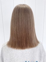 アルバム 池袋(ALBUM) ミルクティーベージュ_グレージュカラーボブウルフ_ba411692