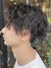 【男性に人気】カット+ツイストスパイラルパーマ　￥15070→　￥12300