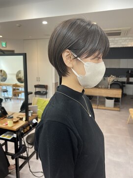 サンド 銀座(sand) ☆◎20代30代耳かけ丸みショート　ボブ