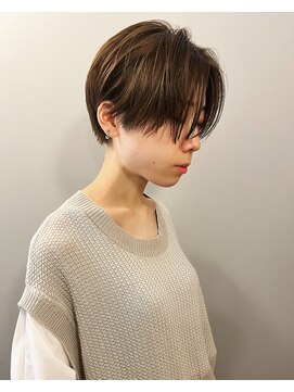 サンプラス(san+) 【柏原良亮】ハンサムショート×オリーブブラウン