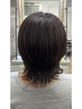 ボラトゥ(Bora two) くびれウルフスタイル白髪活かしハイライト