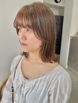 ヘアー アイス 御器所本店(HAIR ICI)&nbsp;20代30代40代ブラウンアッシュカラー透明感ナチュラル