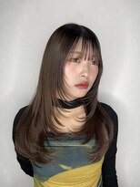 イフイイズカ (Ifh iizuka) face layer × dark  brown