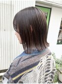 切りっぱなしミニボブ