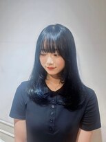 アルーシェ 新宿店(Alushe)&nbsp;韓国ヘア×ブルーブラック×髪質改善