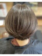 アイニ 河内小阪店(aini) 白髪染め白髪ぼかし白髪ぼかしハイライトショート30.40.50代