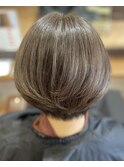 白髪染め白髪ぼかし白髪ぼかしハイライトショート30.40.50代