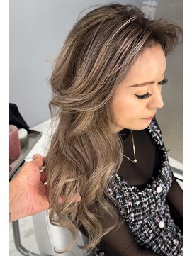 ヴァイス 新宿店(VAICE) バレイヤージュ/ミルクティーベージュ［新宿/ヘアセット］