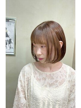 ヘアーアンドケアブラスト(HAIR CARE Blast) 10代20代/ボブ/タッセルボブ/ミルクティーベージュ/ブリーチなし