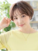大人かわいいナチュラルマッシュショートTb8志木20代30代40代