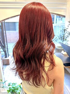 ラレイ ハラジュク(Lalei harajuku) 【白石ブリーチなしチェリーレッド暖色赤髪原宿１０代２０代