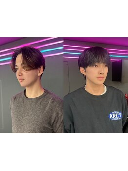 ◆ON/OFFどちらもキマる！◆メンズカット×トレンドパーマで自然な仕上がりに＊眉毛カットも◎