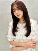 レイヤー/ネビージュ/韓国ヘア/イメチェン/縮毛矯正/中野/