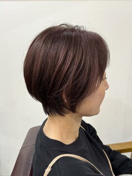 アムレヘアーエタ(amule hair eta) 【amule hair eta】ふわっとショートボブ/30代 40代 50代