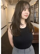 ラリカ(La Rica)&nbsp;ハイレイヤースタイル！　オリーブグレージュ　赤み消しカラー