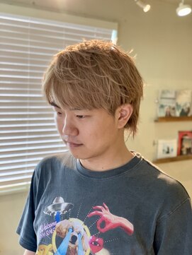 フラミンゴバイカーニバル 江古田(Flamingo by carnival) メンズブロンドショート