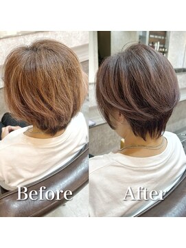 ファン 竹ノ塚店(F.U.N) 白髪ぼかし(グレージュ)白髪キレイにマイナス10歳