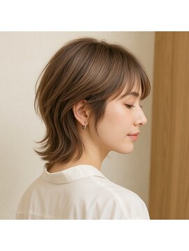 スープレックス ヘアーデザイン(SOUPREX HAIR DESIGN) ミディアムウルフレイヤー　20代 30代 40代 50代 60代　髪質改善
