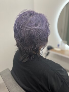 テーラヘアー 板橋店(TELA HAIR) レイヤーたっぷりショートウルフ×パープルブラック♪