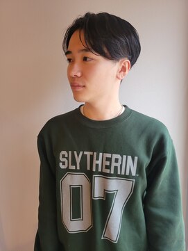 ツイギー 宮西店(TWiGGY) メンズ黒髪×ニュアンスパーマ