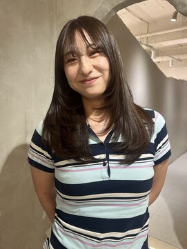 ニコ トウキョウ ヨコハマ(nico) 顔まわりカット/切りっぱなし/ミディアム/切りっぱなし／ボブ