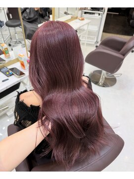アイズ 横浜(IS) HARUNA指名限定/ブリーチなし/ワインレッド