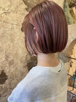 マギーヘア(magiy hair)&nbsp;magiyhair/下北沢/nico/ピンクボブ×耳かけスタイル