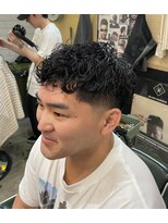 フランクスバーバーリザーブ 人形町店(FRANK’S BARBER RESERVE)&nbsp;フェードパーマスタイルS