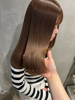 ベルベットヘア 千早店(Velvet hair)&nbsp;ローレイヤー×髪質改善カラー×オリーブベージュ【みつ】