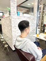 ヘアーメイクロージー 八軒店 (HAIR MAKE ROSY)&nbsp;大人メンズフェードアップバングショート