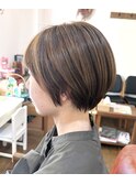 透明感ショートボブ大人ショート３０代４０代５０代
