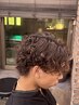 【TOM.指名限定】メンズカット＋デザインパーマ