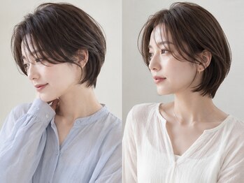 イフプロデュースドバイアミカ(iF produced by Amica)の写真/《白髪が気になり始めた方にも◎》白髪染めで楽しめる明るいカラーが人気♪艶髪トリートメントもお任せ♪