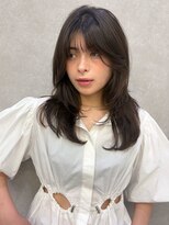 ケーツー エム 京都ラクエ(k-two emu) レイヤーカット*ロングヘア*フェイスレイヤー*顔周り*髪質改善