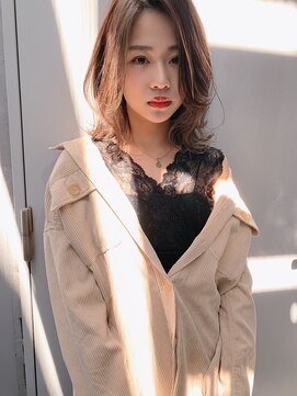 フレアジェネラス(FLEAR generous) 【大人スタイル】無造作カール×ボブディ 柳本麻守