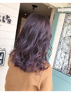 ラピッツヘアデザイン(la Pitt's hair design) ブルーラベンダー