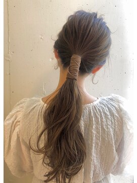 ビーチ(BEACH) 【BEACH/チナツ】ポニーテールアレンジ♪